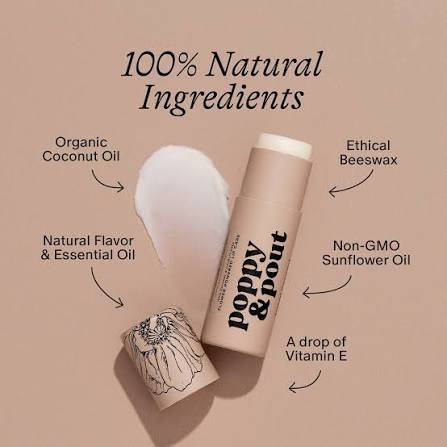 Poppy & Pout Island Coconut Lip Balm