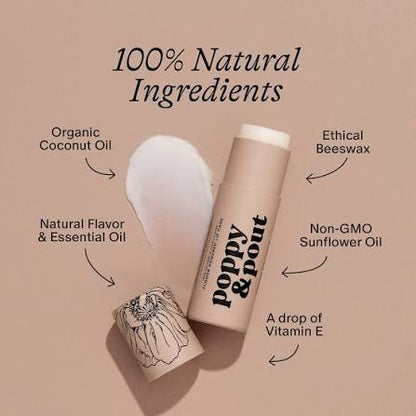 Poppy & Pout Island Coconut Lip Balm